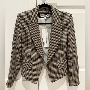 NWT Veronica Beard Hosanna Dickey Jacket in Camel Multi - Size 6